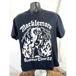 Macklemore Summer Tour 22 Graphic Tee XL Black